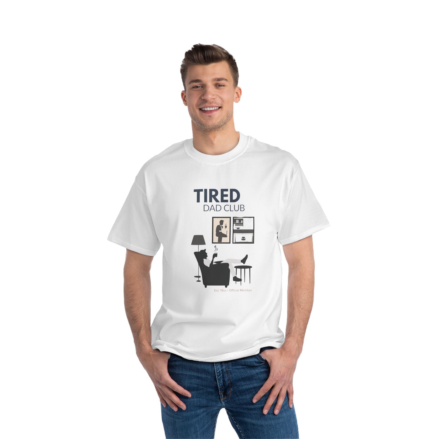Tired Dad Club T-Shirt – For the Sleepless, Legendary Fathers